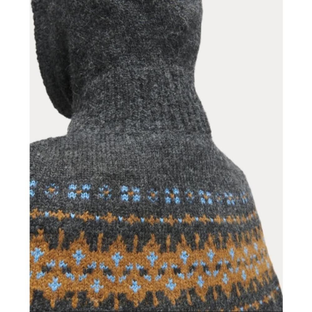 Brand new Rachel Comey Corey Balaclava Capelet Charcoal one size - Picture 7 of 9